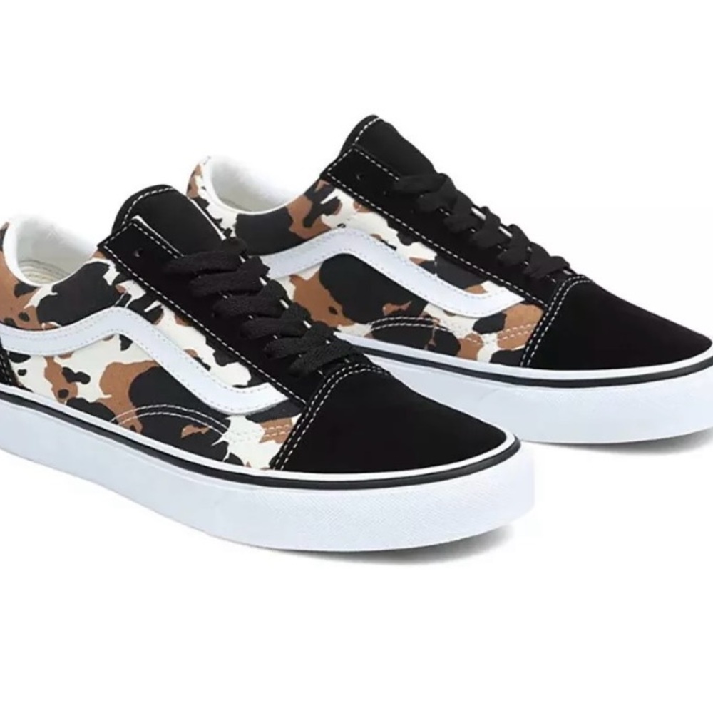 VANS OLD SKOOL Sneakers Cow Multi Color Low Top Sz 8 Women’s NEW